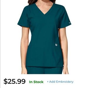 Wonderwink scrubs Caribbean